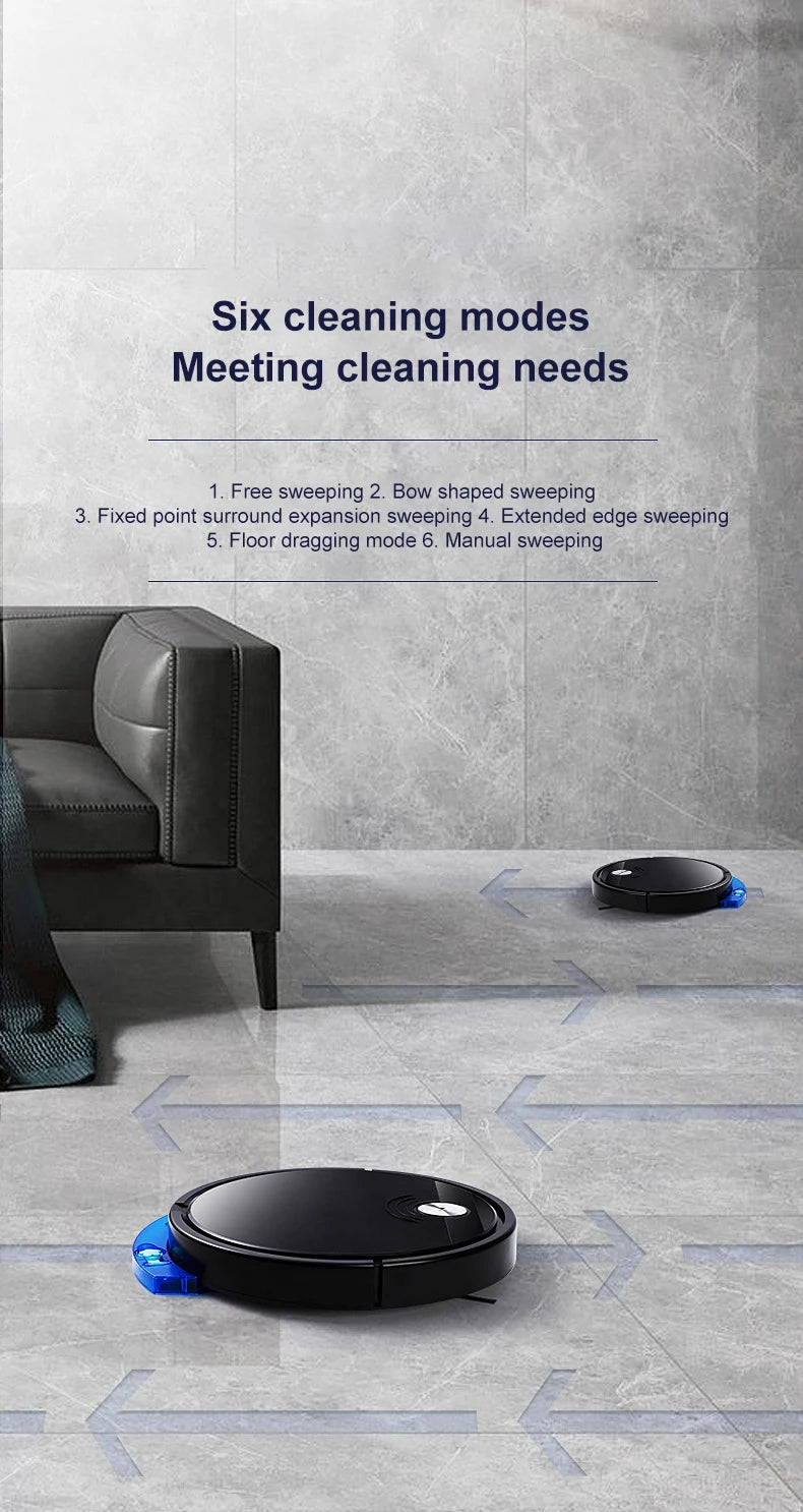 2024 NEW 2800PA 3-in-1 RS800 With Remote Control & APP Super Quiet Smart Robot Vacuum Cleaner Wet & dry Mopping Floor Home Appliance - LKBA