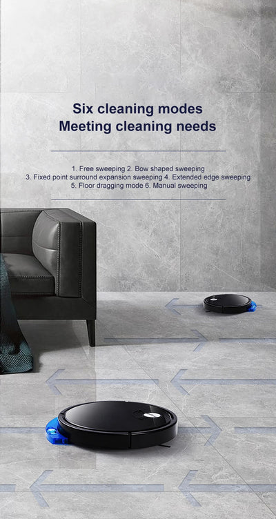 2024 NEW 2800PA 3-in-1 RS800 With Remote Control & APP Super Quiet Smart Robot Vacuum Cleaner Wet & dry Mopping Floor Home Appliance - LKBA