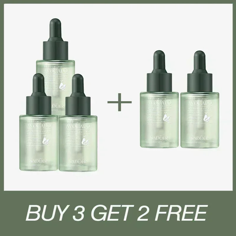 Avocado Face Essence Organic Shea Butter Moisturizing Anti-Aging Whitening Repairing Nourish Smooth Facial Serum Skin Care - LKBA