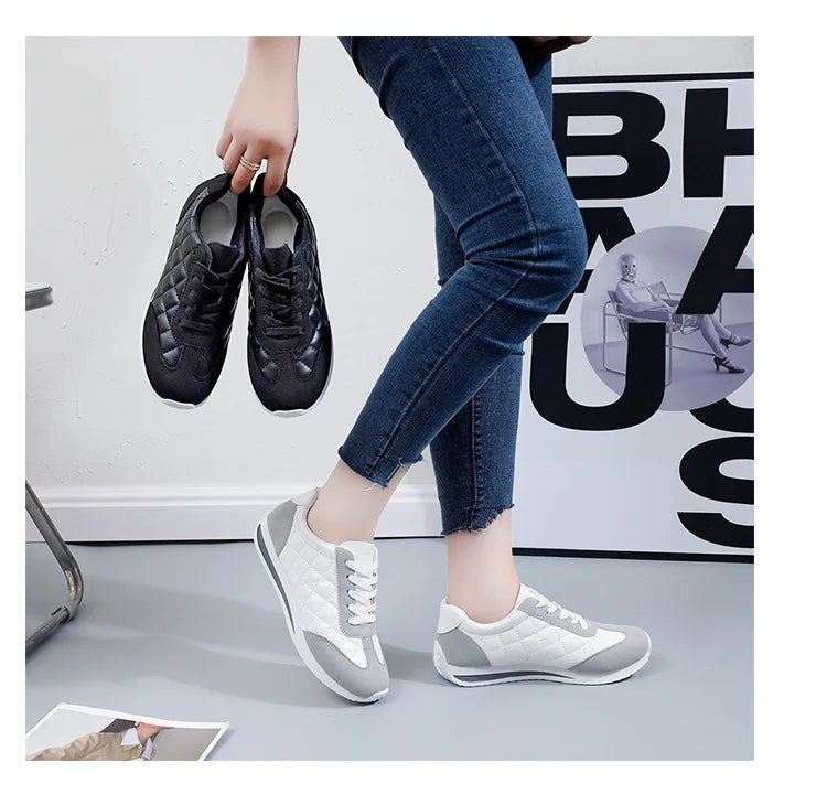 Spring Women's Sneakers Fashion Ladies Vulcanize Shoes Outdoor Running Walking Female Shoes Comfort Lightweight Sneakers Size 41 - LKBA