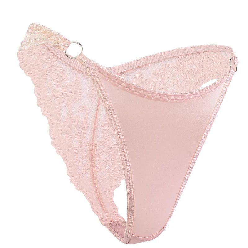 1pcs 2025 New Style Embroidery Floral Panties Low Rise Solid Elegant Lady Briefs Breathable Comfortable Sexy Lingerie Underpants - LKBA