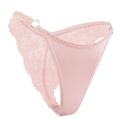 1pcs 2025 New Style Embroidery Floral Panties Low Rise Solid Elegant Lady Briefs Breathable Comfortable Sexy Lingerie Underpants - LKBA