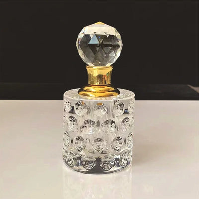 2/10pcs High-grade 3ml/5ml Empty Clear Crystal Glass Essential Oil Bottle Attar Oil /Perfume Bottle With Glass Stick - LKBA