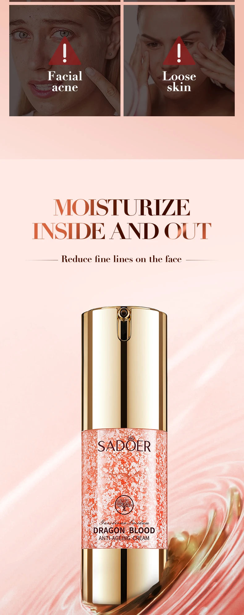 Moisturizing Face Cream/Serum Nourishing Moisturizing Lightening Blood-activating skin care - LKBA