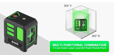 Green Cross Laser Level meter 360 Automatic Level meter Construction Tools and Equipment Optical Instruments - LKBA