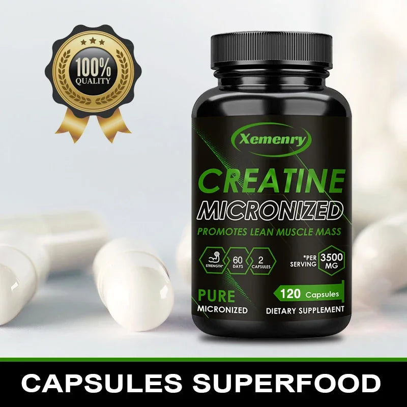 Creatine Monohydrate - Sports Supplements for Improved Performance, Muscle Recovery, and Enhancement - LKBA