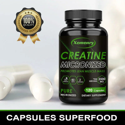 Creatine Monohydrate - Sports Supplements for Improved Performance, Muscle Recovery, and Enhancement - LKBA