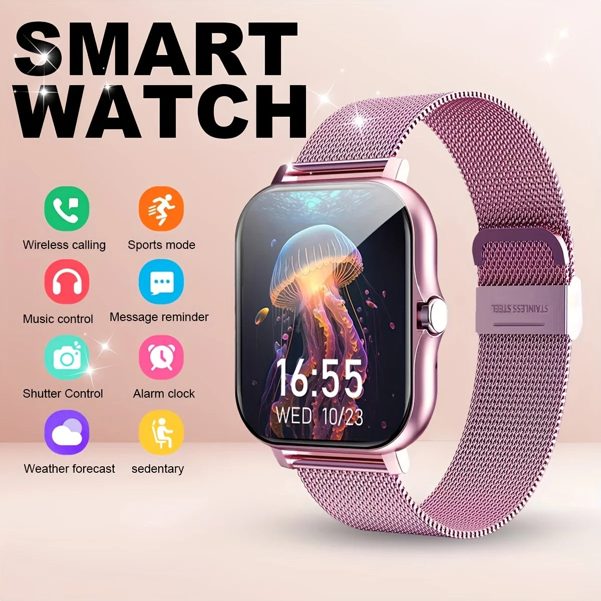 2025New Upgrad Smart Watch For Men Women 1.83Inch Full Touch Display BT Call Sports Monitoring SmartWatch For Android&IOS Phone - LKBA