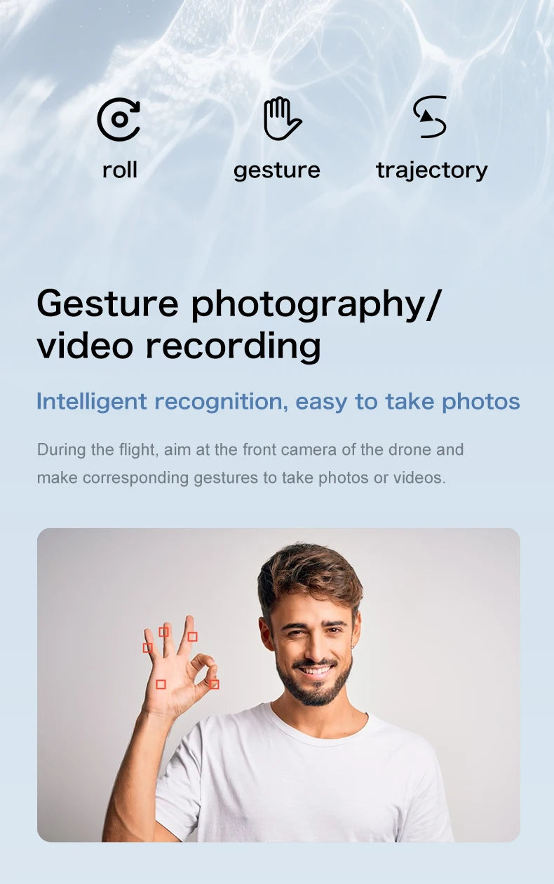 Professional Drone GT8 8K Wide-Angle HD 1080P Camera Wi-Fi FPV Height Hold Foldable RC Drone Quadrotor Helicopter - LKBA