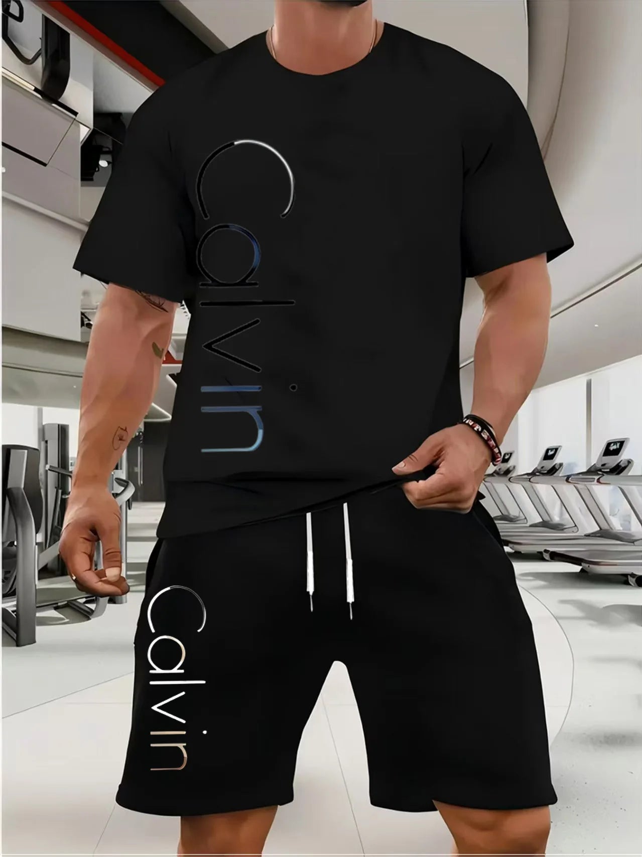 The new high-end men's 2025 suit features a casual color combination and a novel summer outfit - LKBA