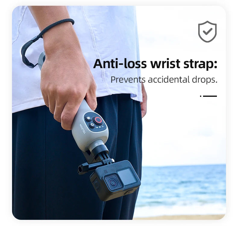 Underwater Selfie Stick Waterproof Diving Extendable Selfie Stick Wireless Remote Control - LKBA