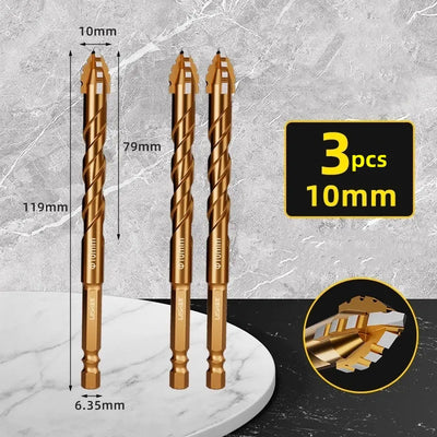 Upgraded four-edged sawtooth drill bit for tile drilling and concrete special electric drill ultra-high hardness drill bit - LKBA