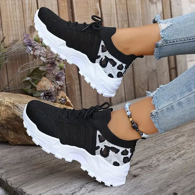 shoes woman 2025 [Leopard print sneakers] lightweight and breathable women's casual sneakers.women's shoes sale shoes - LKBA