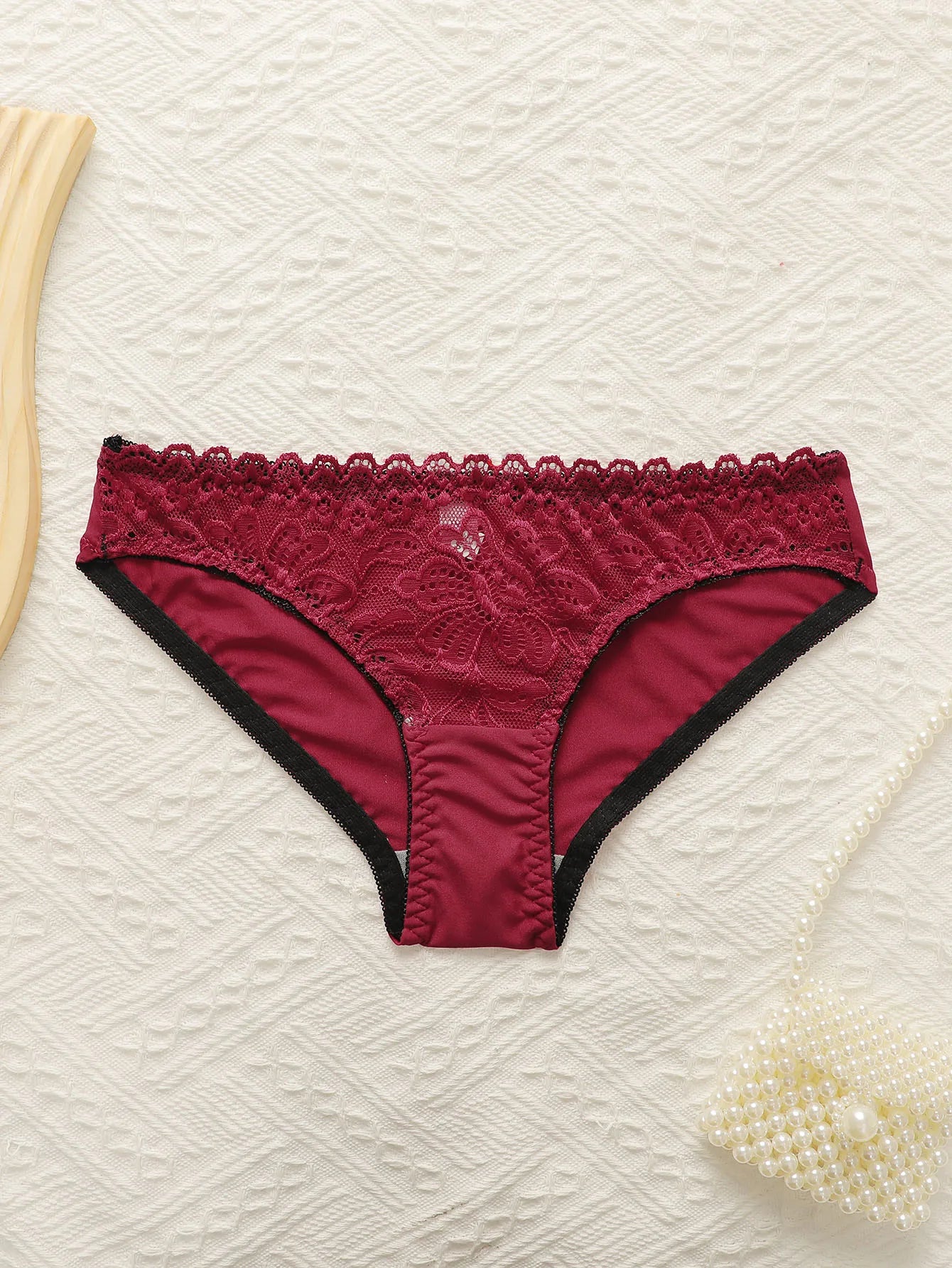 Hot selling 2 pieces of women's sexy embroidered lace lingerie set gathering push ups comfortable bra underwear A2161 - LKBA