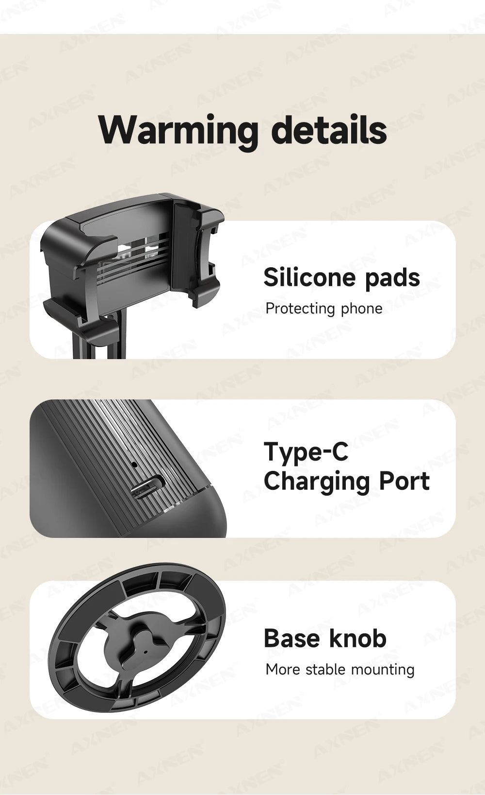 360°Rotating P05 AI Face Tracking Desktop Gimbal Stabilizer Intelligent Follow Shoot Gesture Control - LKBA