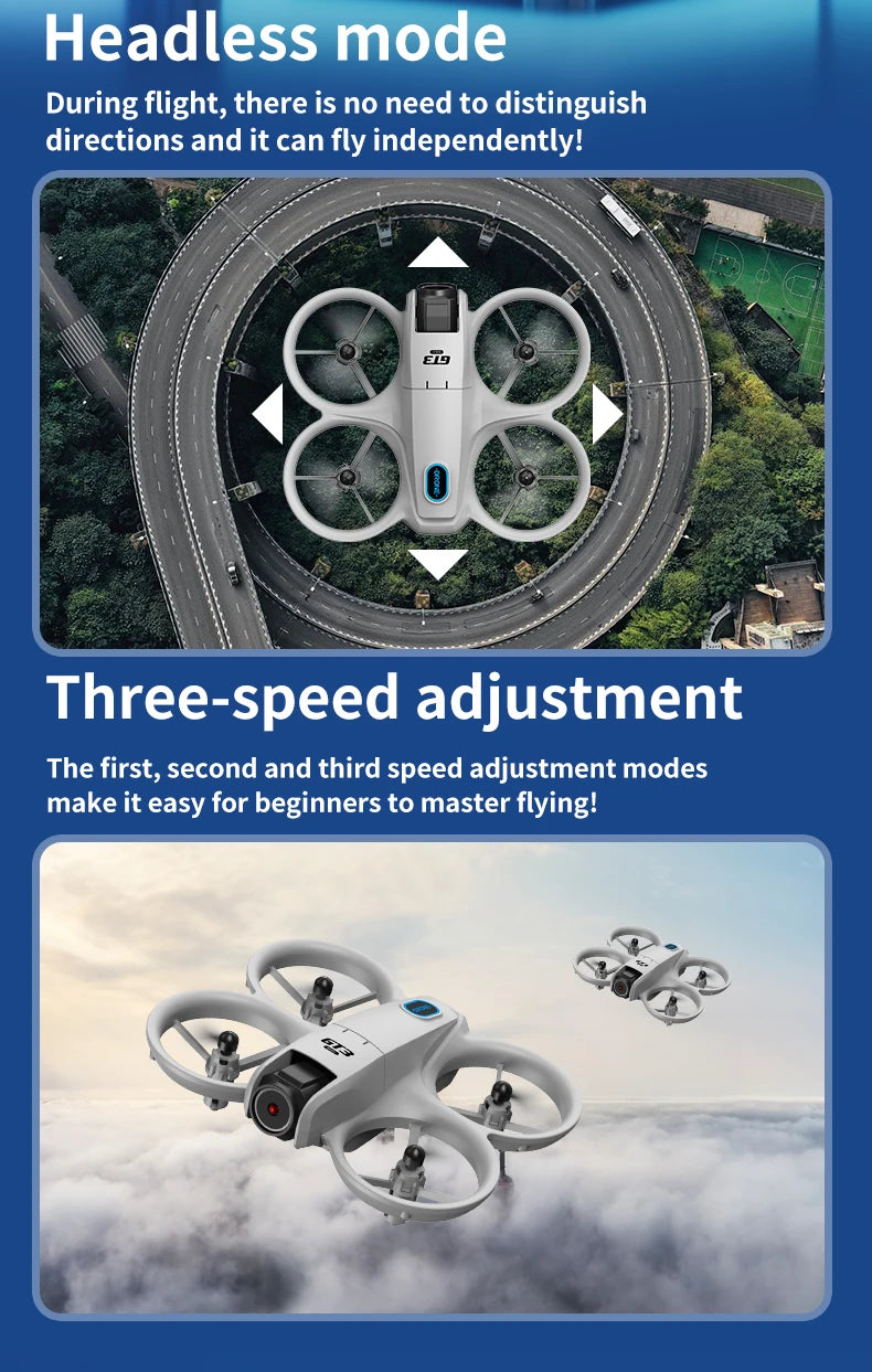 2025 GT3 RC Drone 8K 5G Professional HD Aerial Photography Obstacle Avoidance Remote Control Aircraft Dual Camera Quadcopter - LKBA