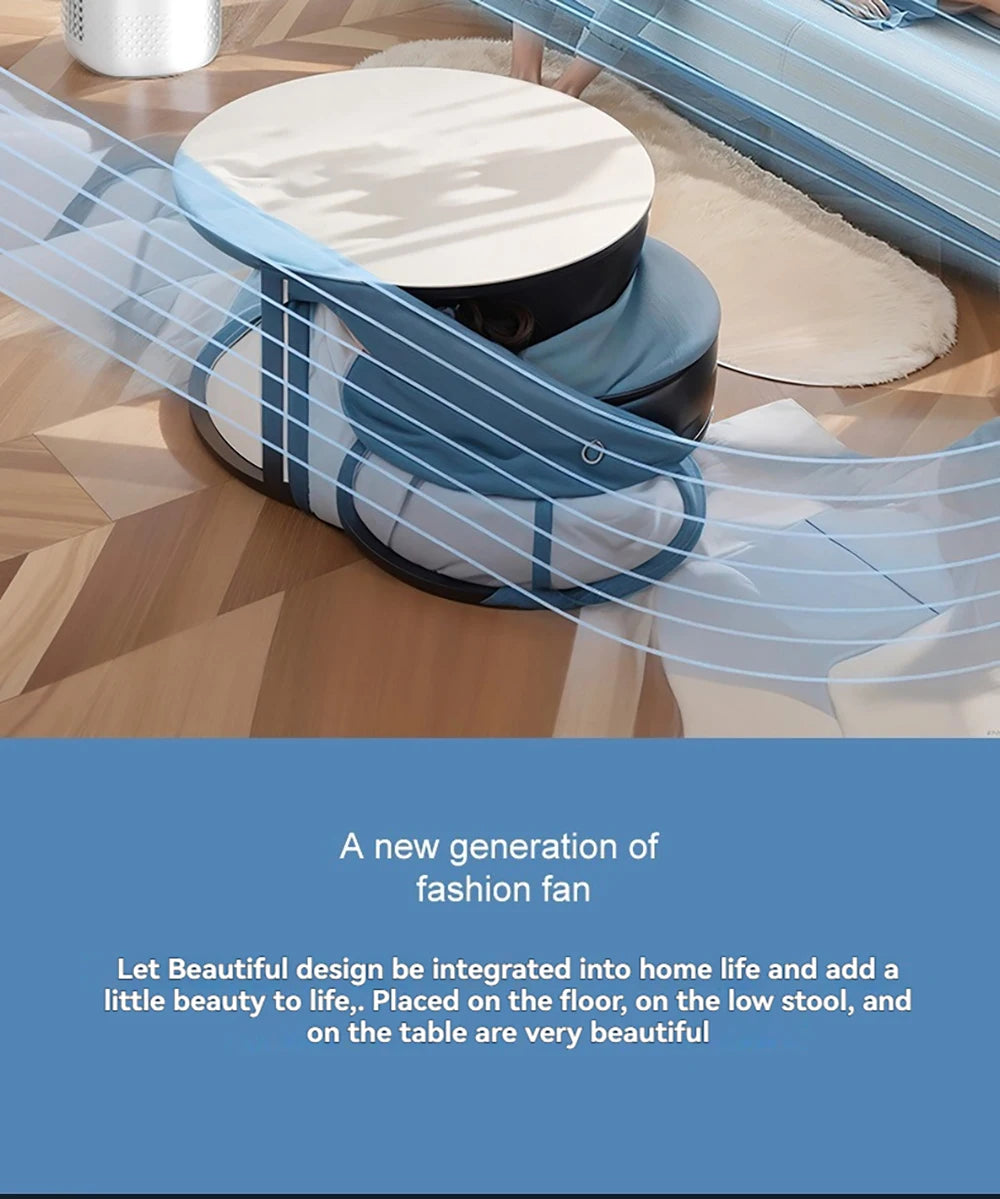 Mini Air Cooler Humidification Cooling USB Silent Timed Air Conditioning Fan Colorful Lights Night Light Led Screen 6 Wind Speed - LKBA