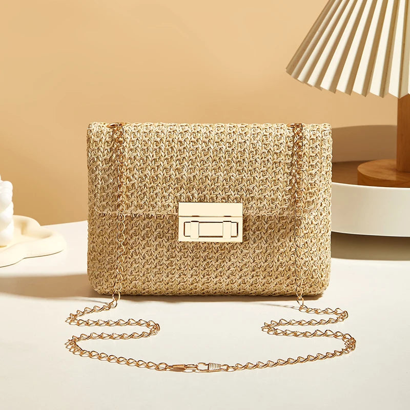 Crossbody Bag for Women Chain Strap Banquet Stylish Accessory Shoulder Bag for Day-to-Night Outfits - LKBA