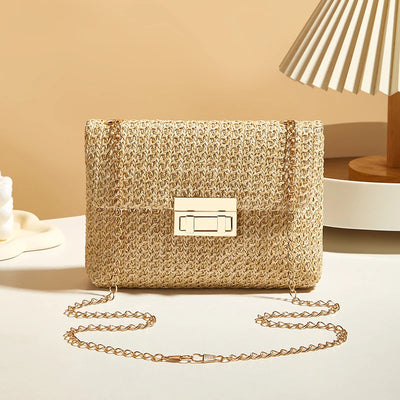 Crossbody Bag for Women Chain Strap Banquet Stylish Accessory Shoulder Bag for Day-to-Night Outfits - LKBA