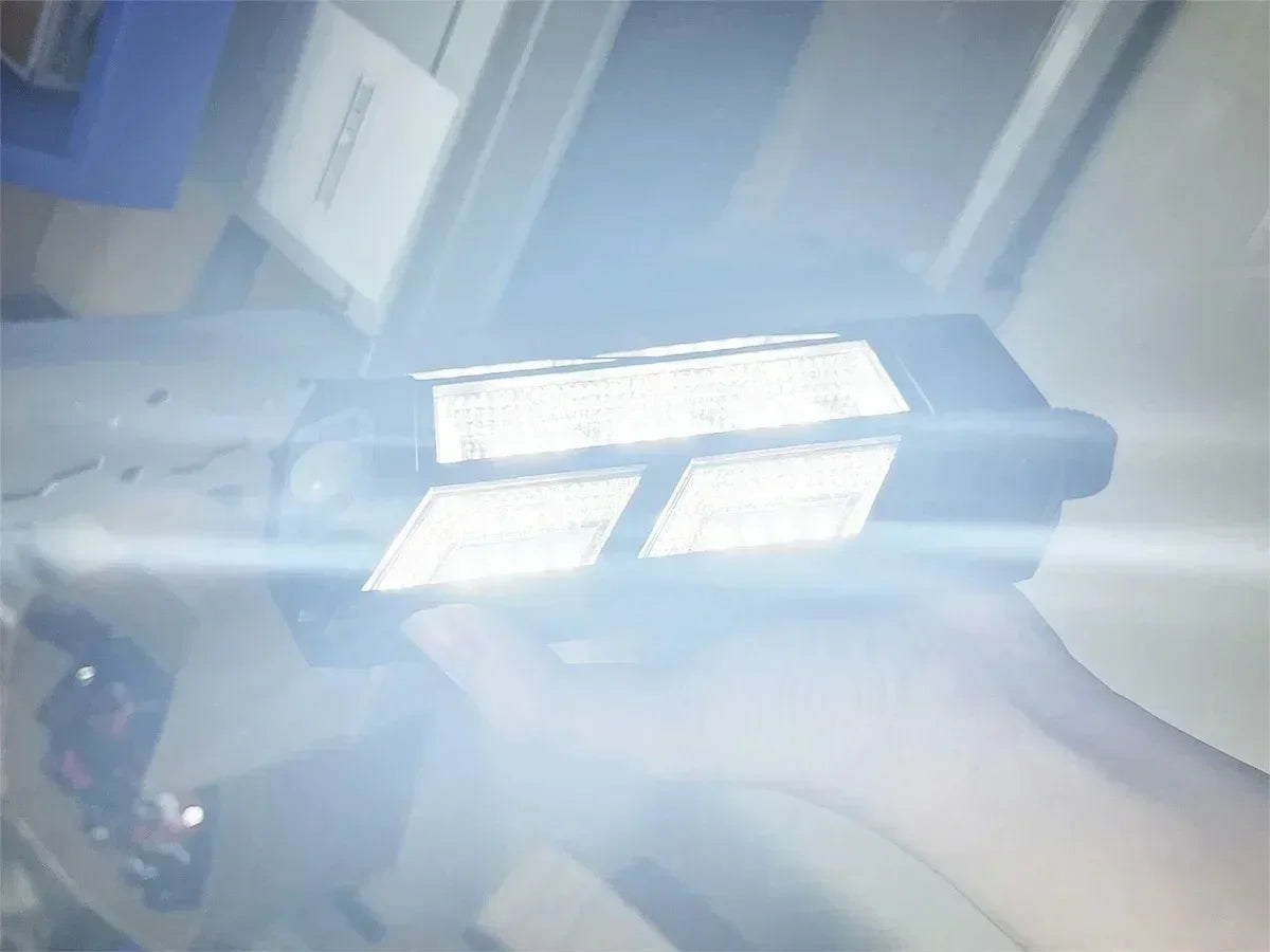 New Solar Lamp Outdoor Sunlight Motion Sensor 8m Remote Control Solar Focus Wall Street Light Waterproof External Solar Lamp - LKBA