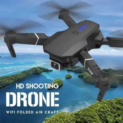 2025 E88Pro RC Drone 4K Professional With 1080P Wide Angle HD Camera Foldable Helicopter WIFI FPV Height Hold - LKBA