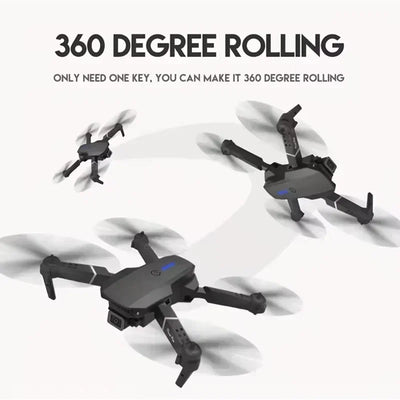 2025 E88Pro RC Drone 4K Professional With 1080P Wide Angle HD Camera Foldable Helicopter WIFI FPV Height Hold - LKBA