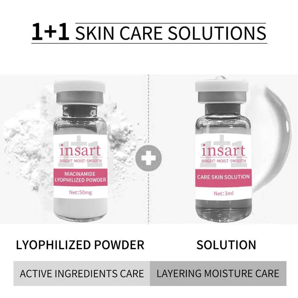 Niacinamide Oligopeptide VC Lyophilized Powder Face Serum Anti Aging Brightening Moisturizing Essence for All Skin Skincare - LKBA