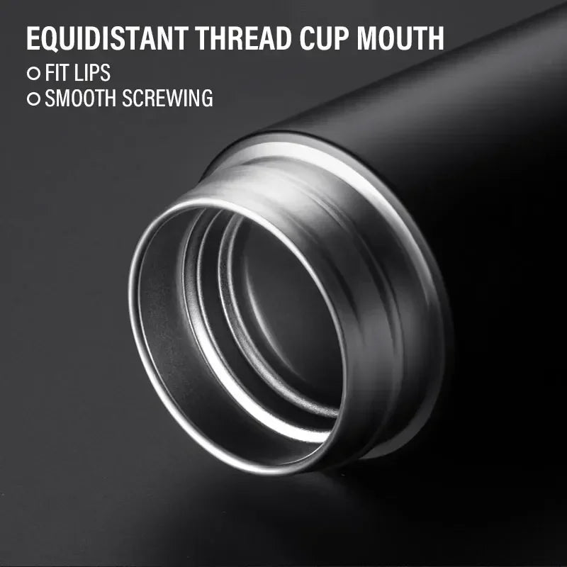 New Car Smart Thermos Bottle Temperature Stainless Travel Mug Emblem For Audi A7 A8 A3 A4 A5 A6 TT Q3 Q5 Q7 A1 B5 B6 B7 B8 B9 8P - LKBA