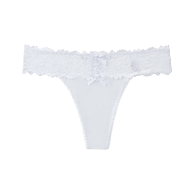 Sexy G-String Trousers Ladies Lace Floral Bikini Underpants Low-Rise Mesh Hollow Underwear Thong Panties Lingerie - LKBA