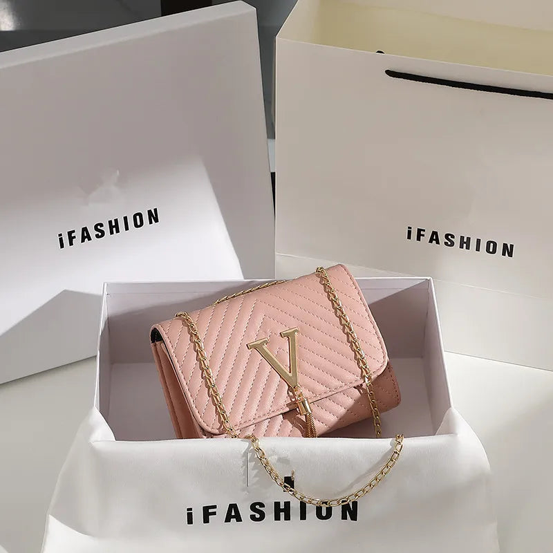 Embroidery Women Crossbody Bag Thread Luxury Handbag Shoulder Bags Brand Sequined Tassel Clutch Small Bag and Purse Party - LKBA