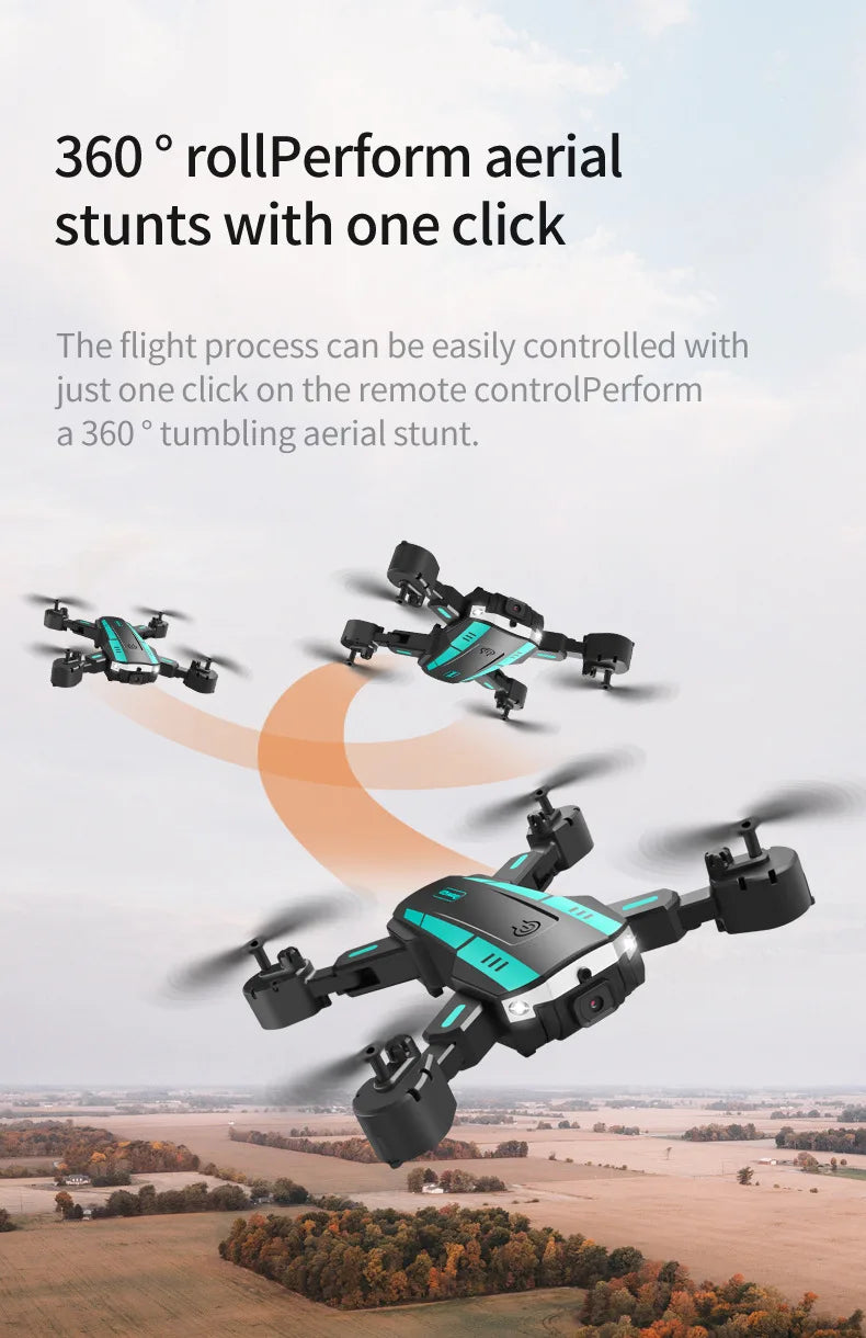 G6 Pro GPS Professional Drone 8K HD Dual-Camera Aerial Photography Omnidirectional Obstacle Avoidance Quadrotor RC Distance 5KM - LKBA