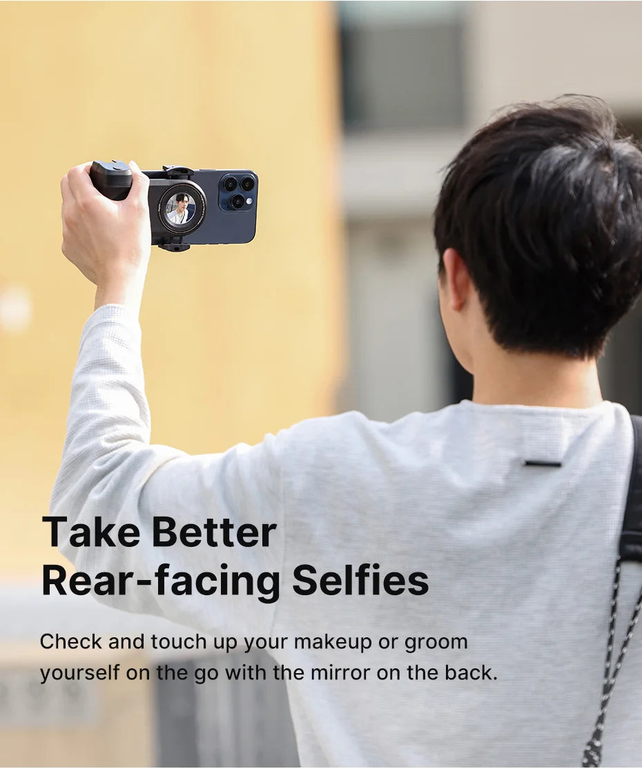 Ulanzi MA35 MagSafe Smartphone Camera Shutter Grip Bluetooth Selfie Handle As Camera Photo Stabilizer Vertical Horizontal Shoot - LKBA