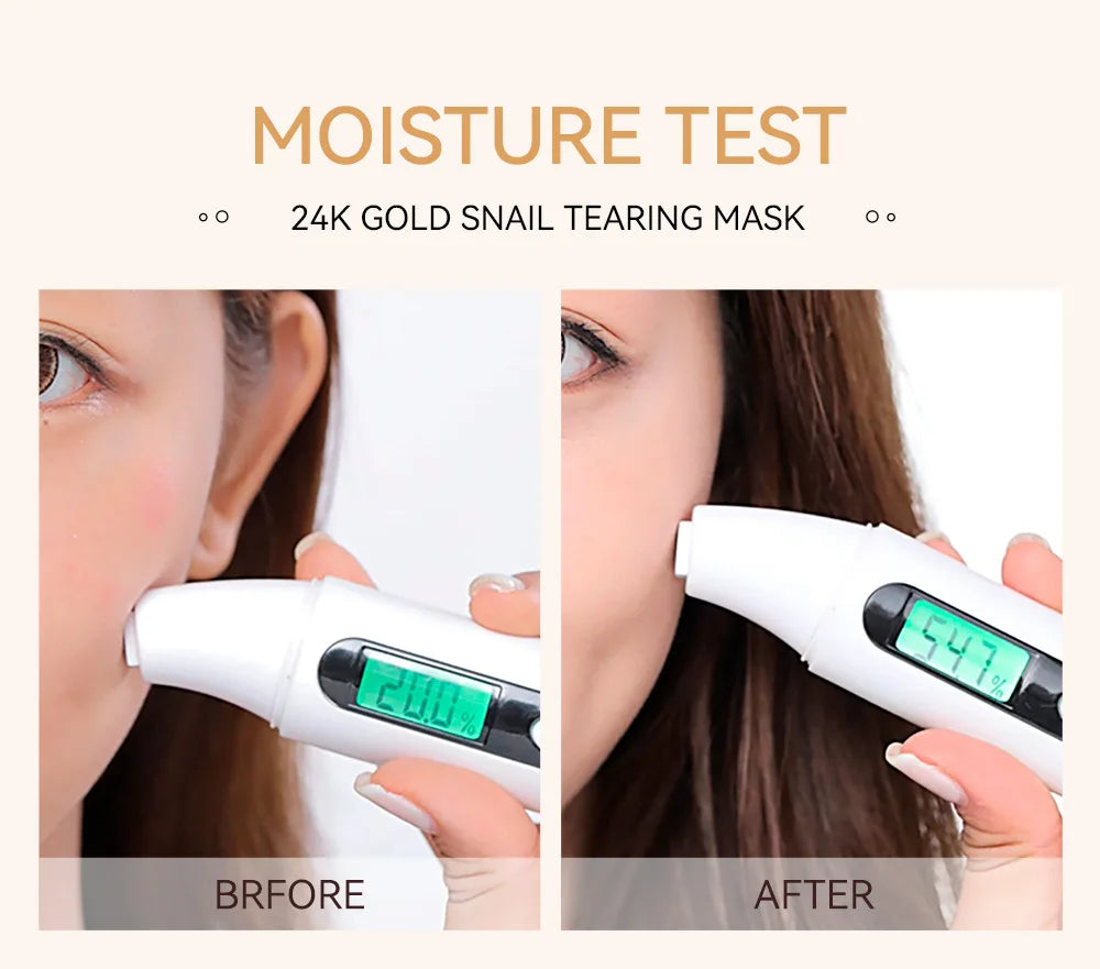 LAIKOU 24K Gold Sakura Peeling Face Mask Anti Wrinkle Whitening Blackhead Removal Facial Tear Off Mask Skin Care Products - LKBA