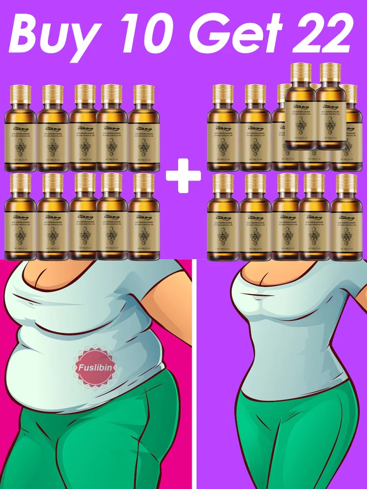 Slimming Oil Fat Burning Belly Loss Fat Lose Weight Slim Down Natural Plant - LKBA