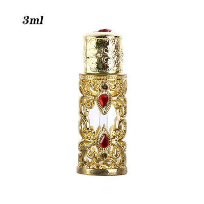 Alloy Dropper Arabian Style Dubai Middle East Style Perfume Bottles Cosmetic Container Refillable Bottles Essential Oil Bottles - LKBA
