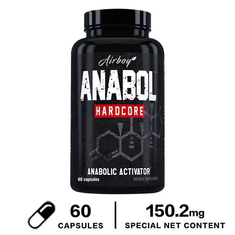 Anabol Hardcore Supplement - Helps Build Lean, Firm, High-quality Muscle,Promoting Muscle Growth,Recovery & Strength Enhancement - LKBA