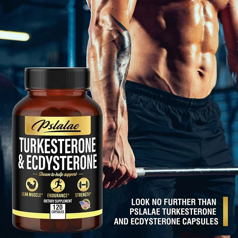 Turcosterone & Ecdysterone - 2-in-1 High Potency Turkesterone Supplement for Men & Women - Strength, Energy and Vitality - LKBA