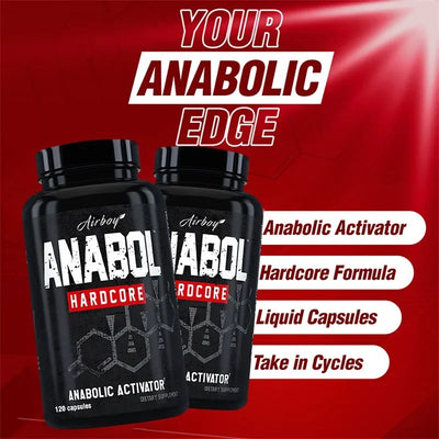 Anabol Hardcore Supplement - Helps Build Lean, Firm, High-quality Muscle,Promoting Muscle Growth,Recovery & Strength Enhancement - LKBA
