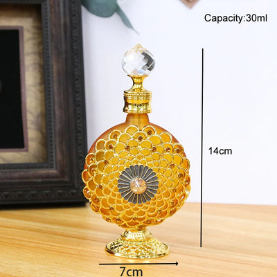 30ml Luxury Vintage Perfume Bottles parfum Mini Travel Essentials Oil Glass Dubai Refillable Perfume Refill mini Dropper Bottle - LKBA