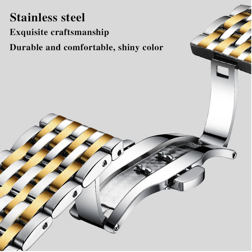 POEDAGAR Luxury Brand Man Watch Waterproof Luminous Date Week Men's Quartz Wristwatch Stainless Steel Fashion Sports Men Watches - LKBA