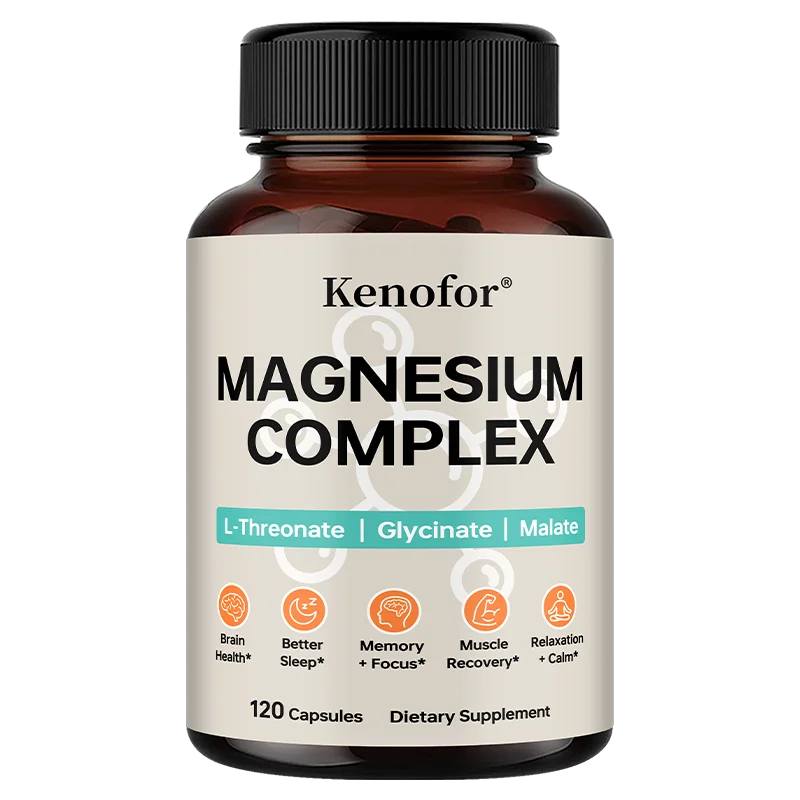 Triple Magnesium Complex - Brain & Sleep Health - L-Threonate, Glycinate, Malate - LKBA