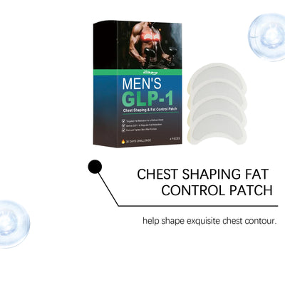 Man Gynecomastia Removal Patch Breast Reduction Tighten Anti Cellulite Strengthen Belly Muscle Body Fitness - LKBA