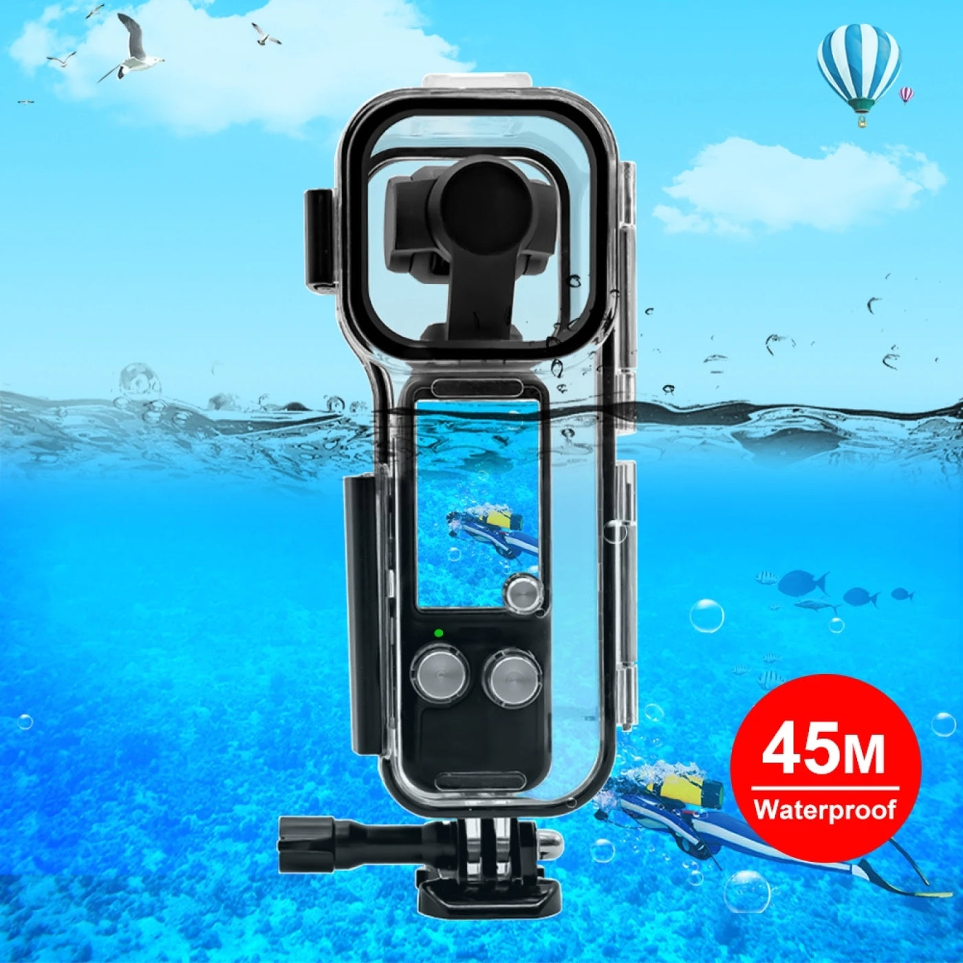 For DJI Osmo Pocket 3 Diving Cover 45m Underwater Waterproof - LKBA