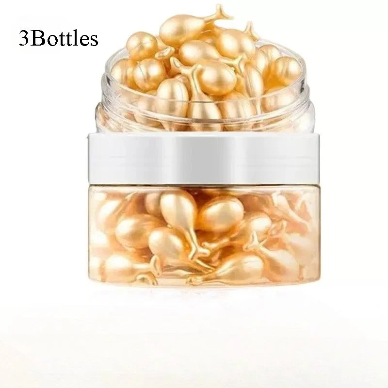50Pcs Collagen Face Care Capsules Serum Spot Acne Wrinkle Remover Firming Whitening Hyaluronic Acid Essence Skin Care New style - LKBA