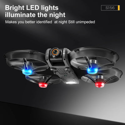 S156 RC Drone 2.4G 5G GPS Professional 8K HD Aerial Photography Remote Control Aircraft HD Dual Camera Quadcopter - LKBA