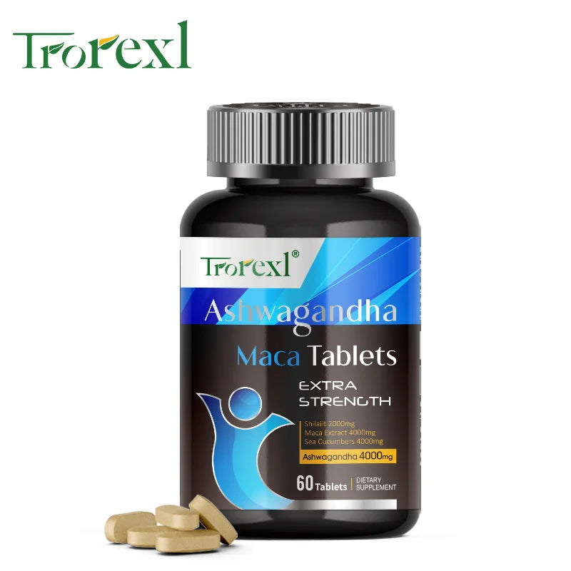 Organic Ashwagandha Pills Men Enhancing Supplement Improve Size Endurance Supports Reproductive Health Natural Energize - LKBA