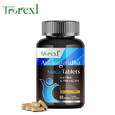 Organic Ashwagandha Pills Men Enhancing Supplement Improve Size Endurance Supports Reproductive Health Natural Energize - LKBA