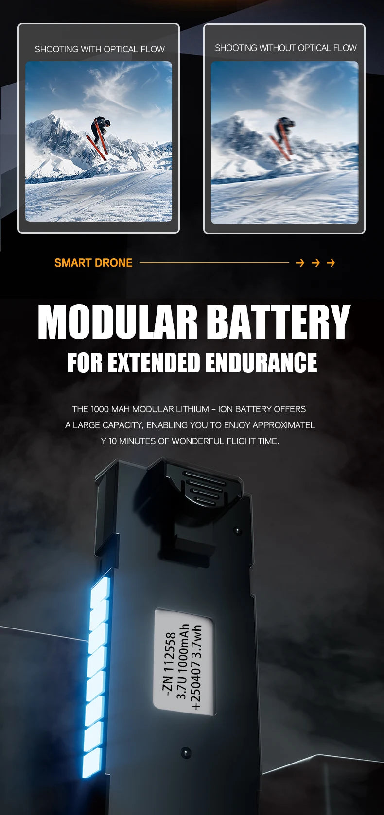 M5 Drone Professional 8K Wide-Angle HD Triple Camera Wi-Fi FPV Height Hold RC Drone Aircraft Quadrotor Adult - LKBA