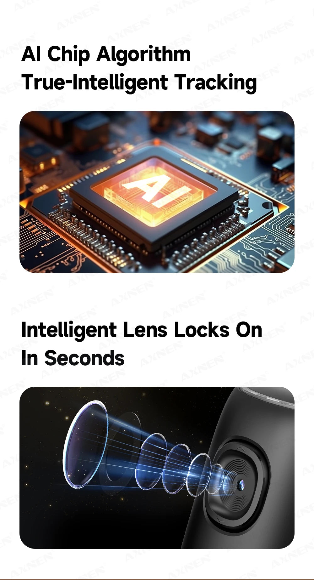 360°Rotating P05 AI Face Tracking Desktop Gimbal Stabilizer Intelligent Follow Shoot Gesture Control - LKBA