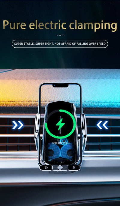 Wireless Charger Car Auto Magnetic Air Vent Phone Holder For iPhone 16 15 14 13 Samsung Xiaomi Induction Fast Charging Station - LKBA